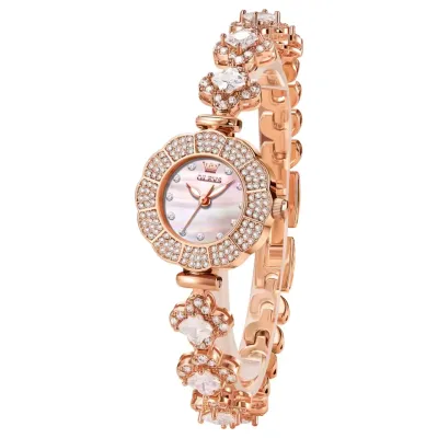 OLEVS 9813 Luxury Elegant Woman Wristwatch Diamond Original Quartz Watch For Women Top Brand Waterproof Business Watches